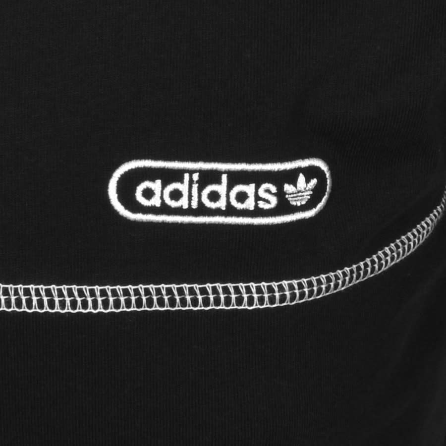 Alternative Image for Productadidas Originals Contrast T Shirt Black3